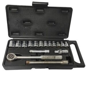 Viper VIP82-3 16 Piece 3/8 Drive Metric Socket Set 8mm-19mm with Ratchet & Case*